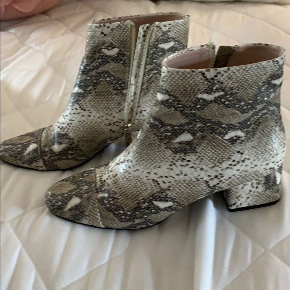 Snakeskin boots